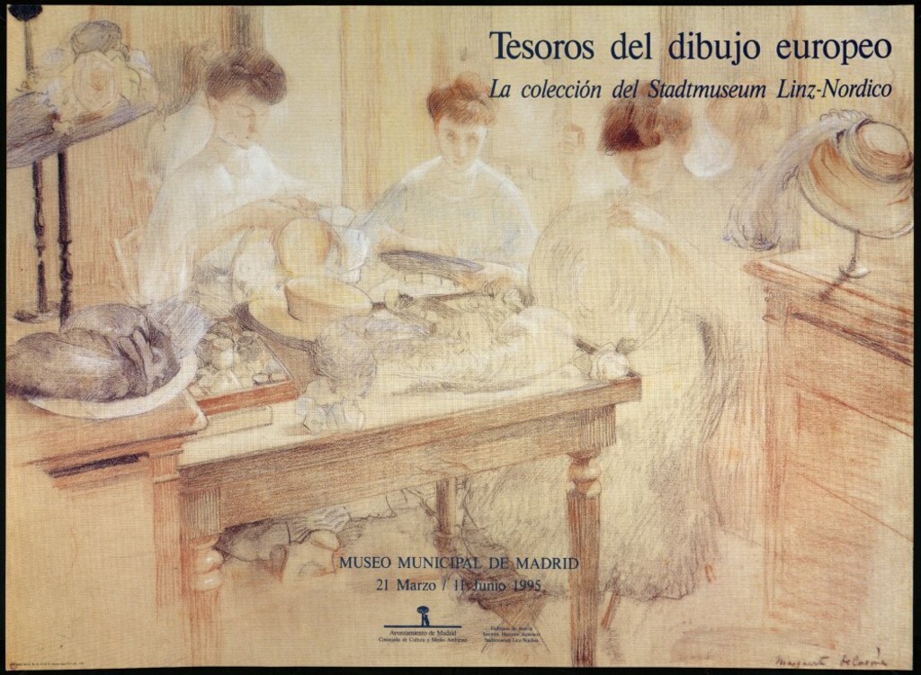 Miniatura de Tesoros del dibujo europeo. La colección del Stadtmuseum Linz-Nórdico : [exposición, 21 marzo-11 junio 1995]