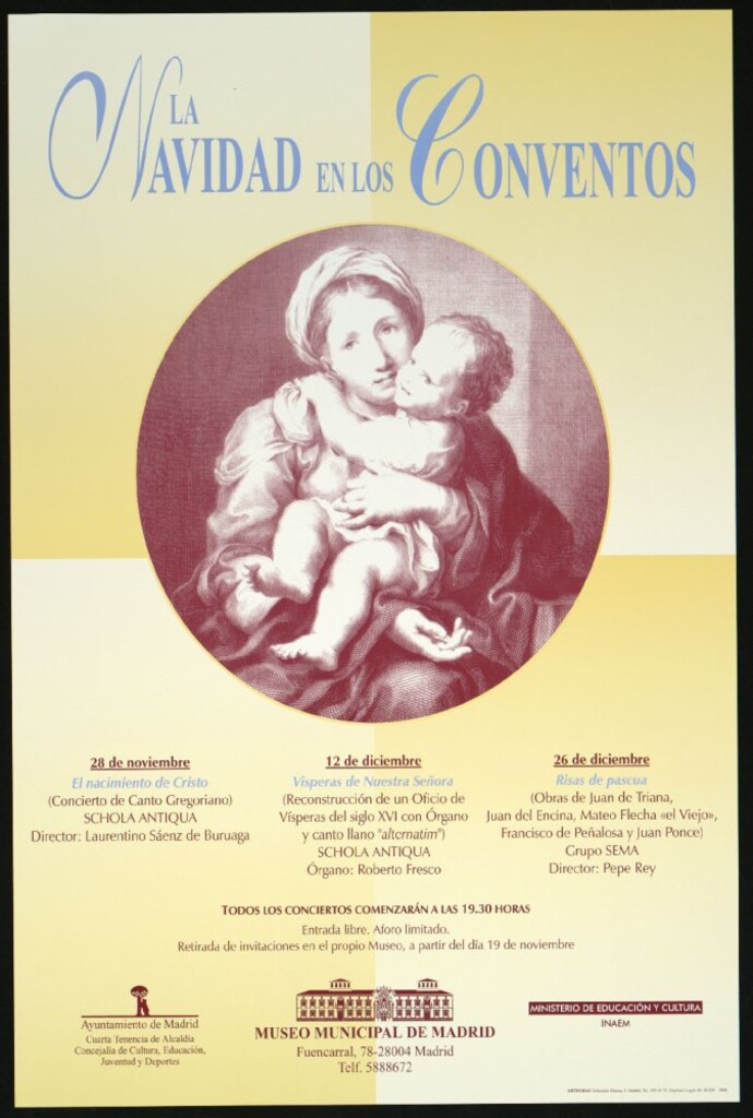 Miniatura de La Navidad en los conventos : [conciertos, noviembre-diciembre 1996]