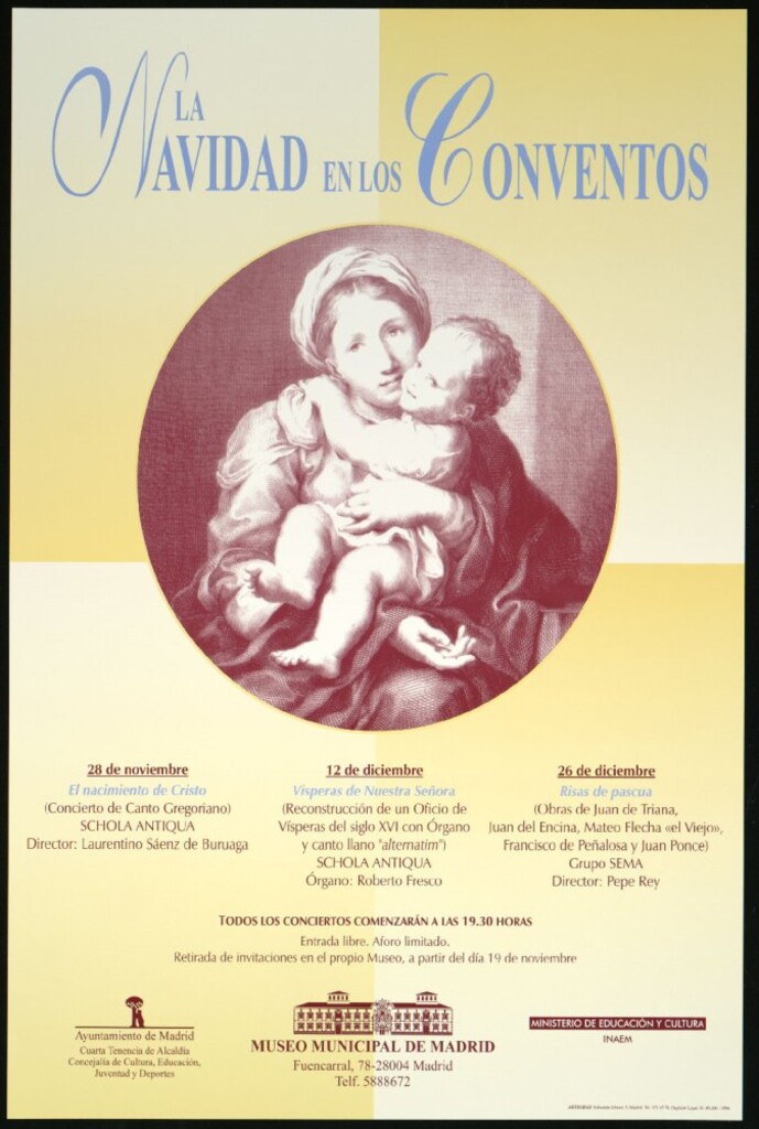 Miniatura de La Navidad en los conventos : [conciertos, noviembre-diciembre 1996]