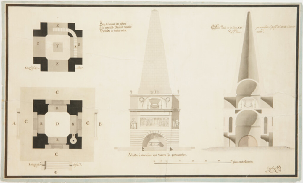 Miniatura de Boceto preparatorio del Monumento a las víctimas del Dos de mayo