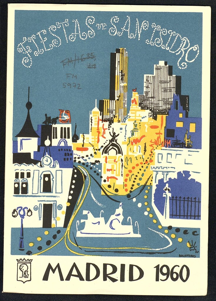 Miniatura de Fiestas de San Isidro: 1960: Programa Oficial