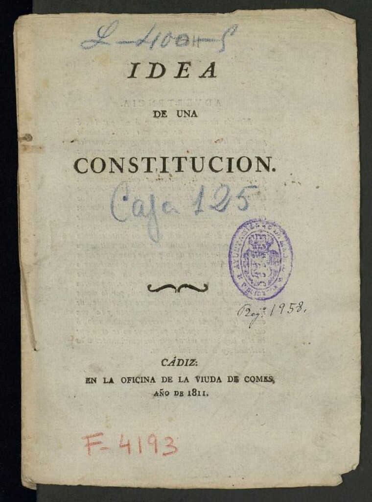 Miniatura de Idea de una Constitucion