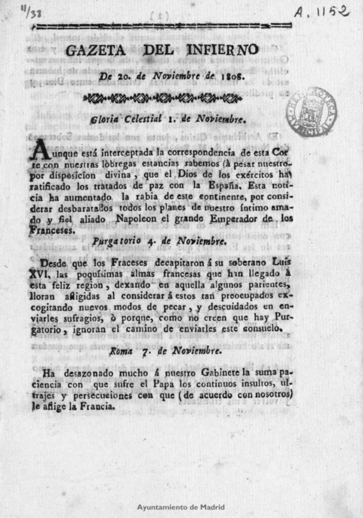 Miniatura de Gazeta del Infierno
