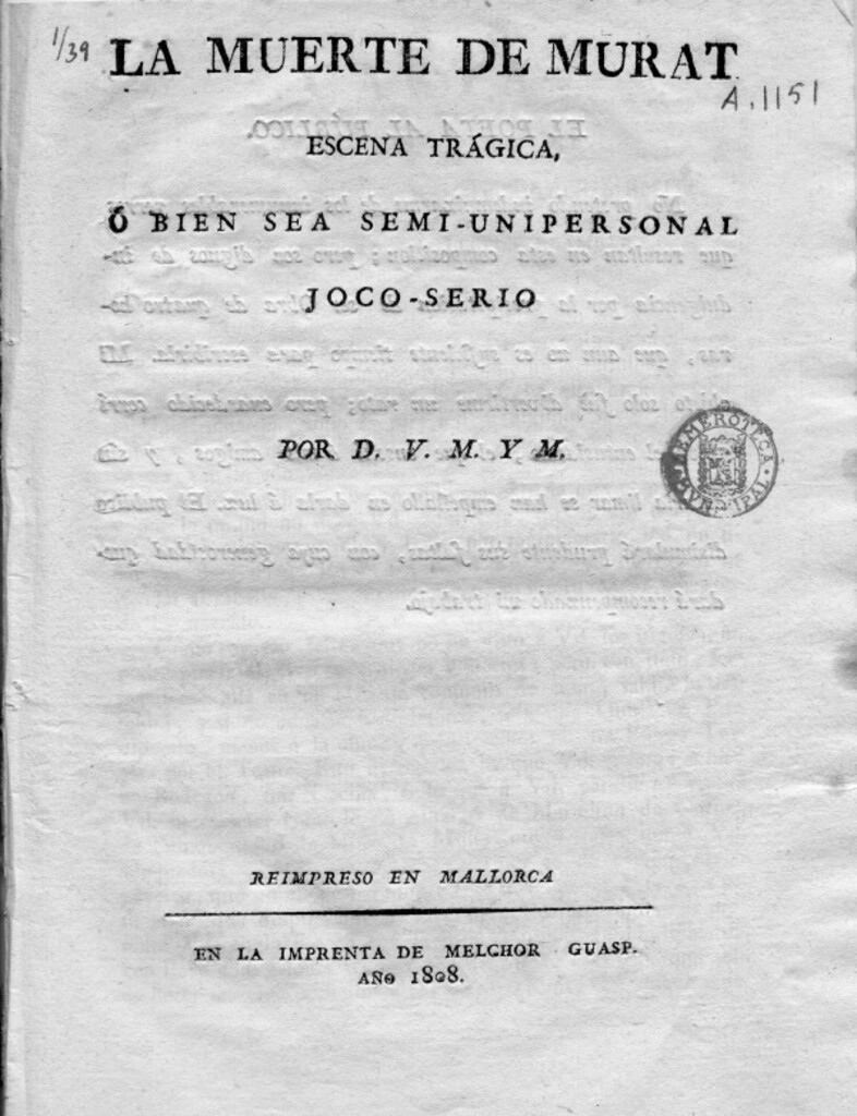 Miniatura de La muerte de Murat