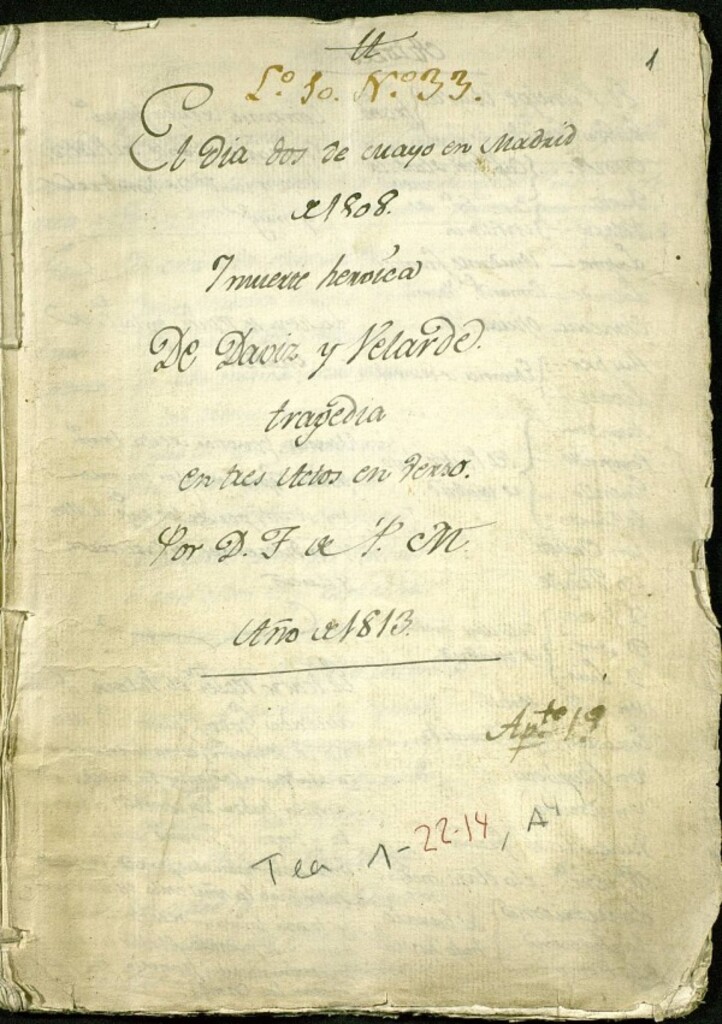 Miniatura de El Día dos de mayo de 1808 en Madrid y muerte heroica de Daoiz y Velarde