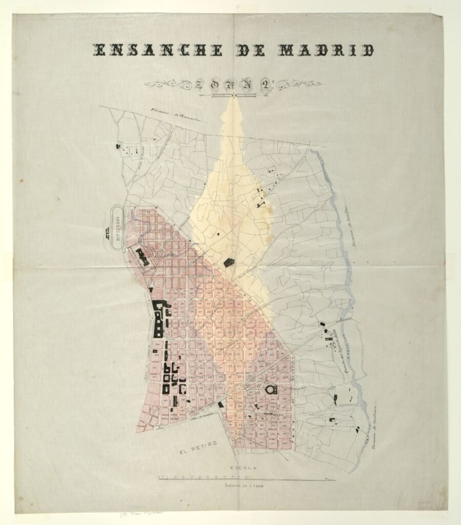 Miniatura de Mapa del ensanche de Madrid, Zona 2ª