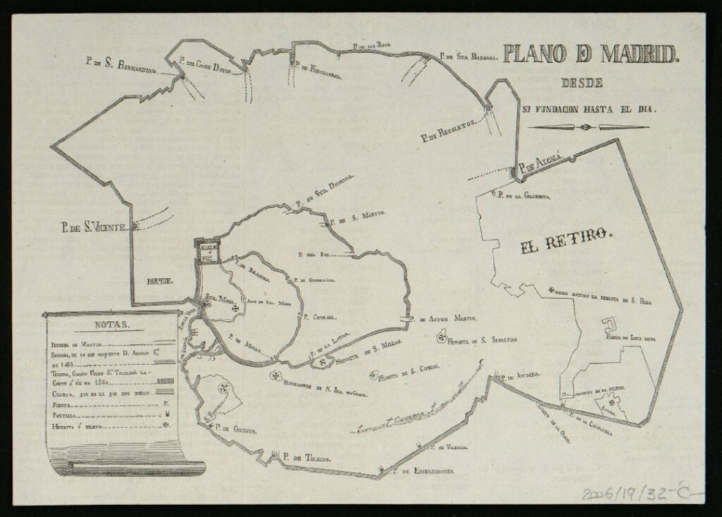 Miniatura de Plano de Madrid desde su fundación hasta el día