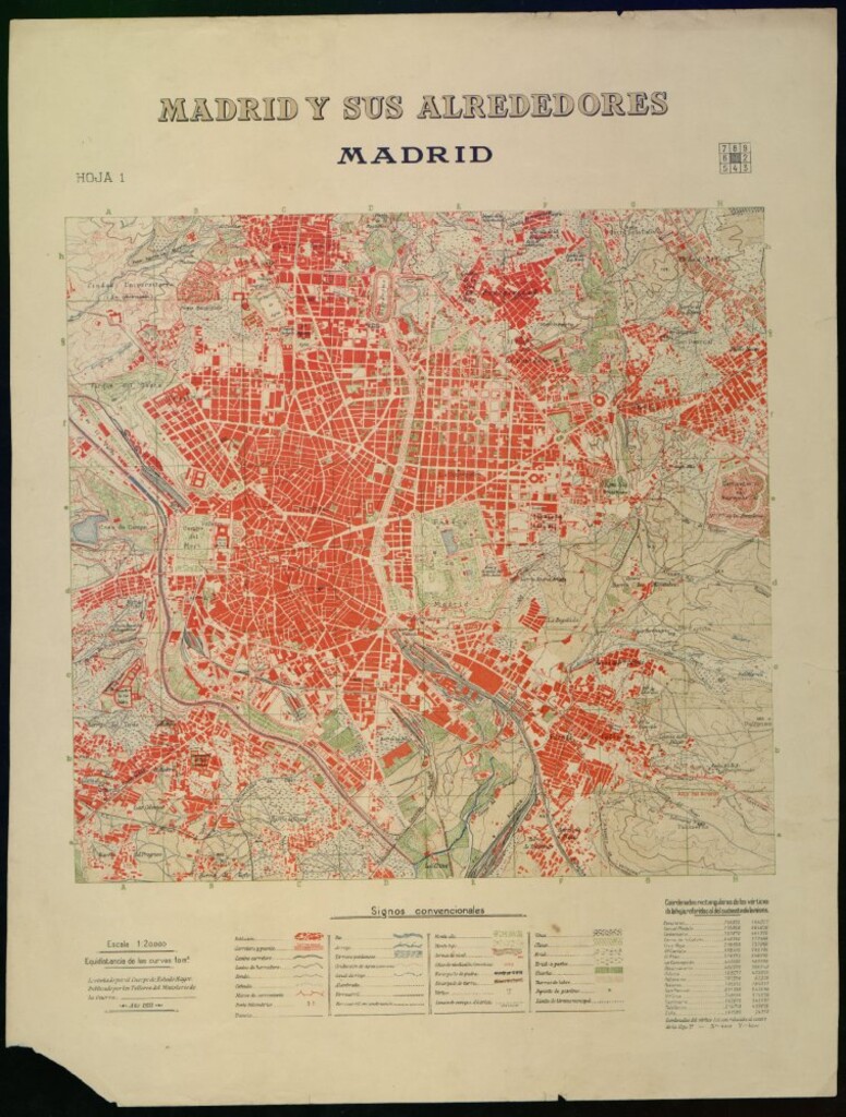 Miniatura de Madrid y sus alrededores. Madrid