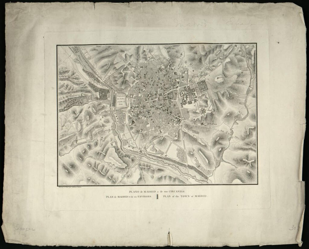Miniatura de Plano de Madrid y sus cercanías
