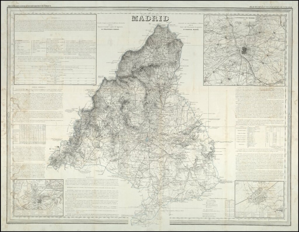 Miniatura de Mapa de la provincia de Madrid