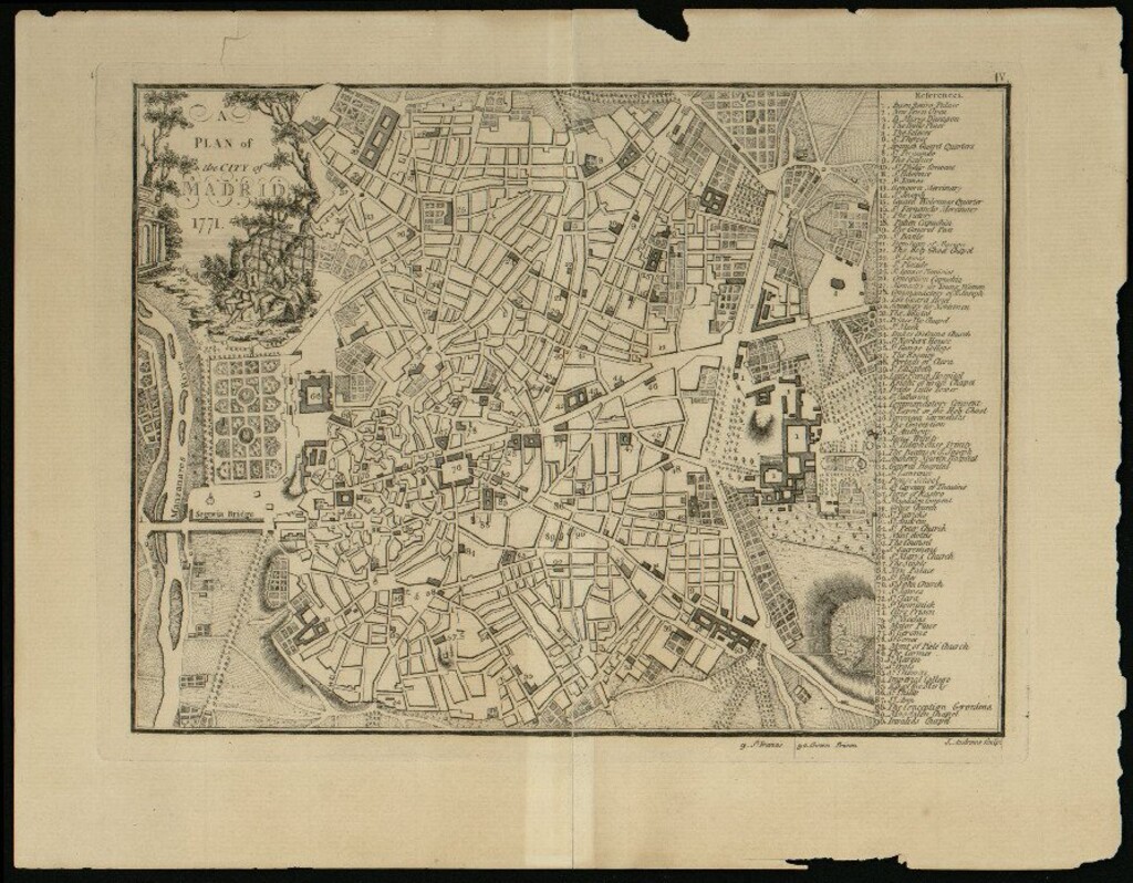 Miniatura de A plan of the city of Madrid