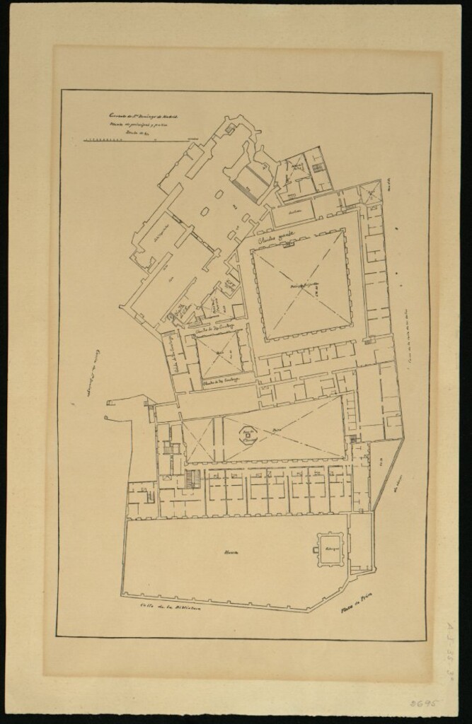 Miniatura de Planta del Convento de Santo Domingo