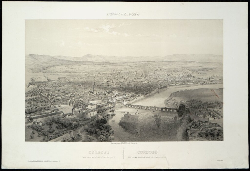 Miniatura de Cordoue. Vue prise au-dessus du Guadalquivir