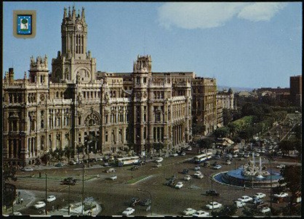 Miniatura de La Cibeles, Palacio de Comunicaciones y Paseo del Prado