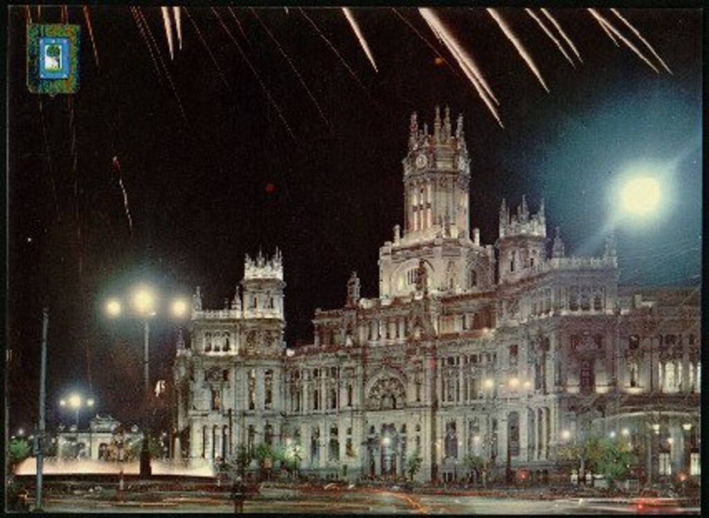 Miniatura de Palacio de Comunicaciones. Vista nocturna