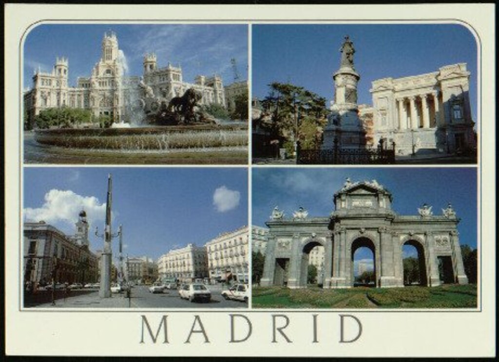 Miniatura de Fuente de Cibeles, Casón del Buen Retiro, Puerta del Sol y Puerta de Alcalá