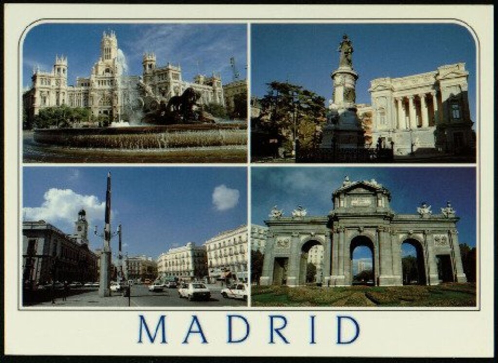 Miniatura de Fuente de Cibeles, Casón del Buen Retiro, Puerta del Sol y Puerta de Alcalá