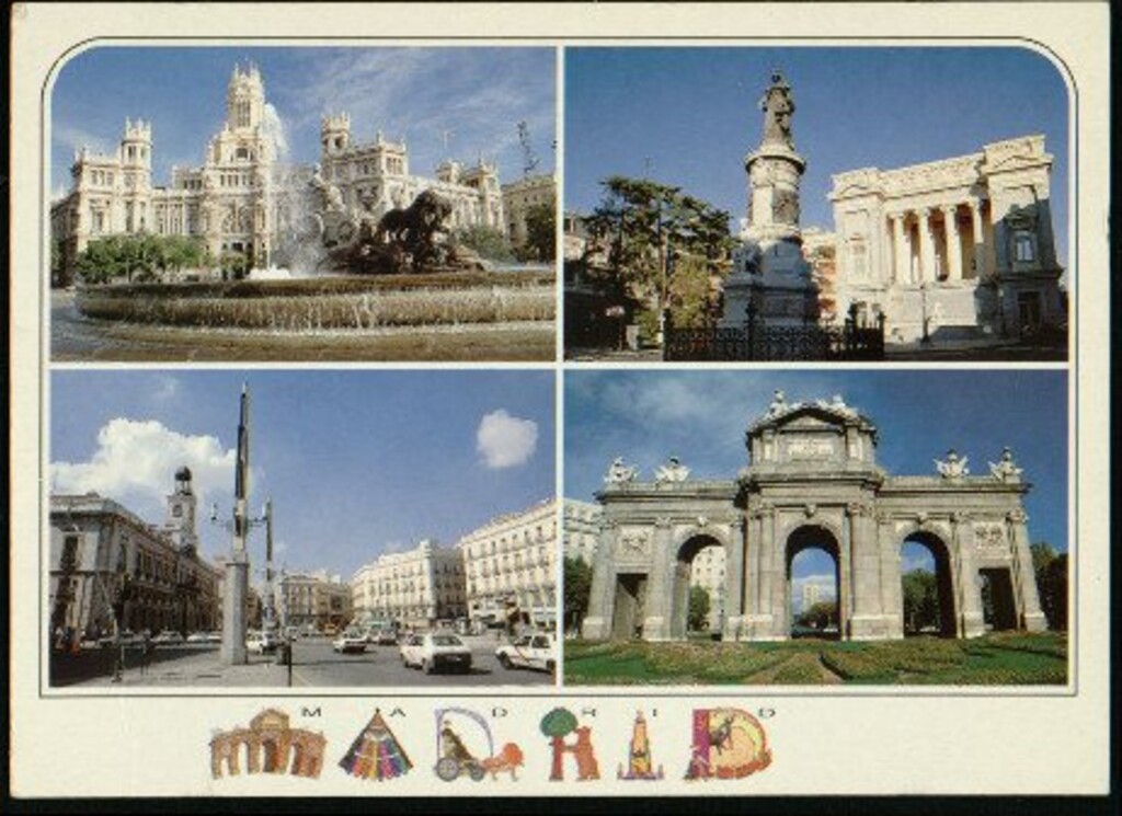 Miniatura de Fuente de Cibeles, Casón del Buen Retiro, Puerta del Sol y Puerta de Alcalá