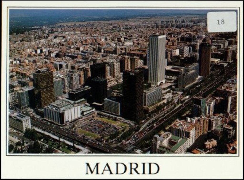 Miniatura de Madrid. Vista parcial