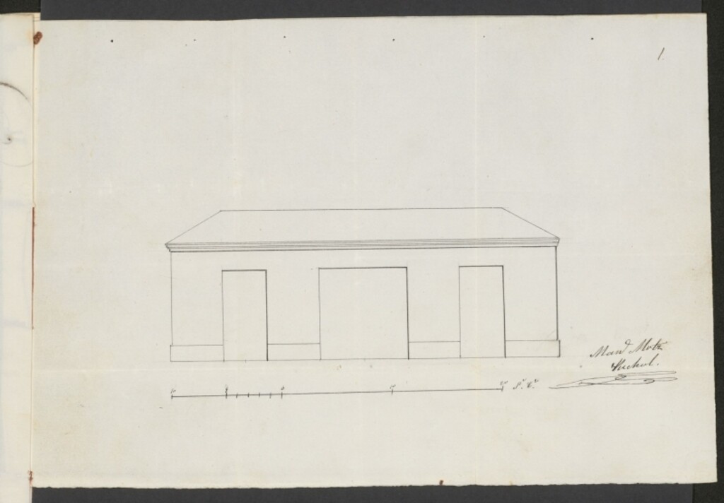 Miniatura de D. Pedro Pérez, licencia para edificar en las afueras del Portillo de Embajadores, calle de la Ercilla, manzana 4ª.