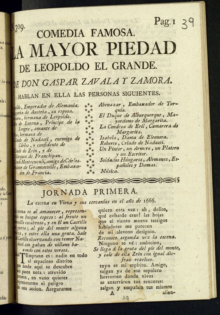 Miniatura de La mayor piedad de Leopoldo el Grande : comedia famosa