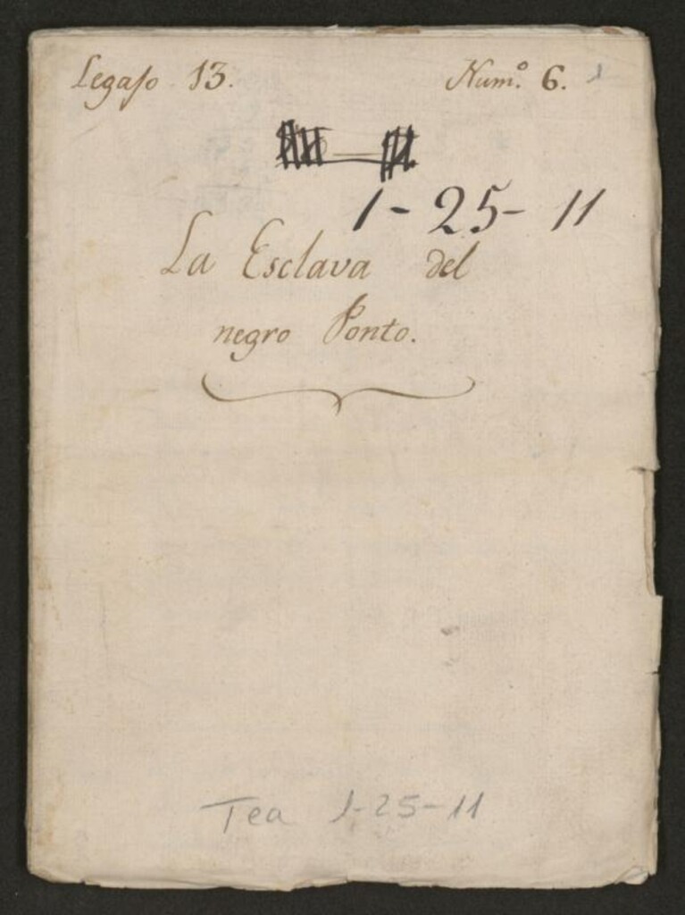 Miniatura de La esclava del negro Ponto