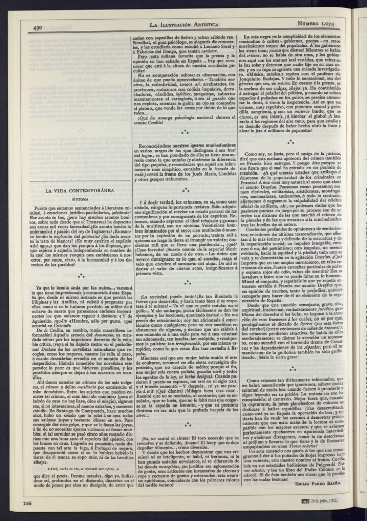Miniatura de Síntoma. El crimen de la planchadora. Dreyfus.