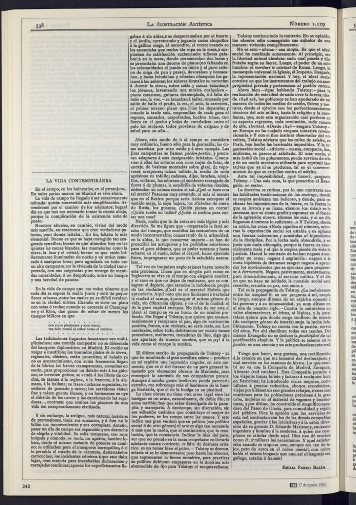 Miniatura de Nostalgia de la vida campestre. La doctrina de Tolstoi. Ferrocarriles catalanes