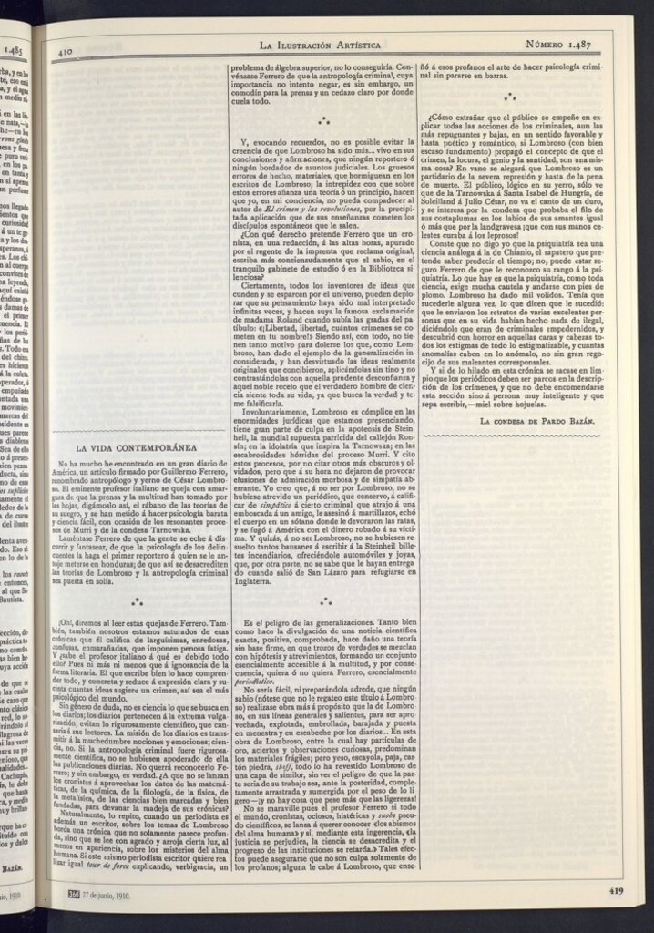 Miniatura de Antropología criminal y periódicos