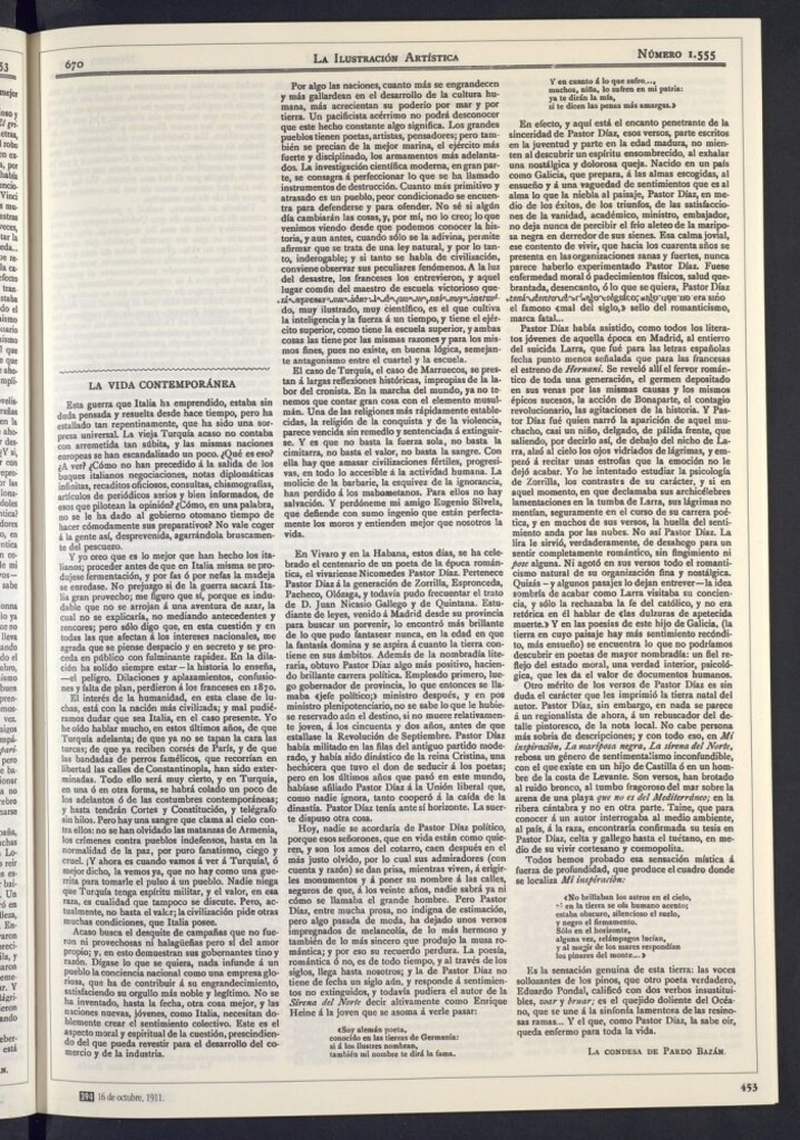 Miniatura de Guerra entre Italia y Hirquía. N. Pastor Díaz