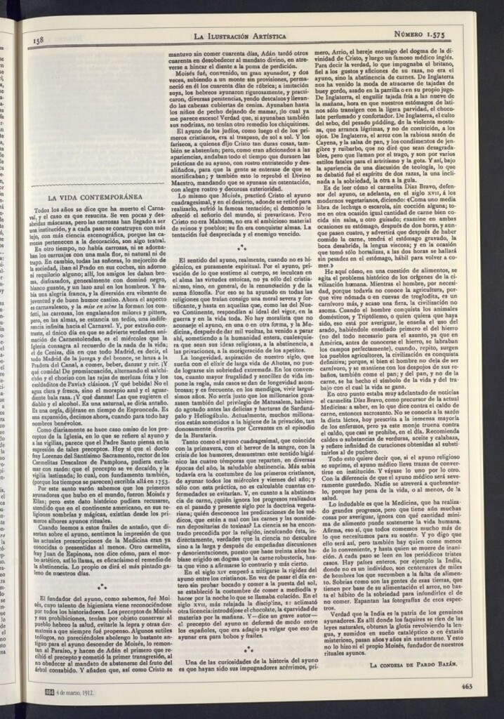 Miniatura de El ayuno