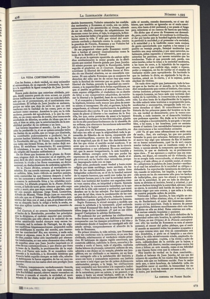 Miniatura de Rousseau