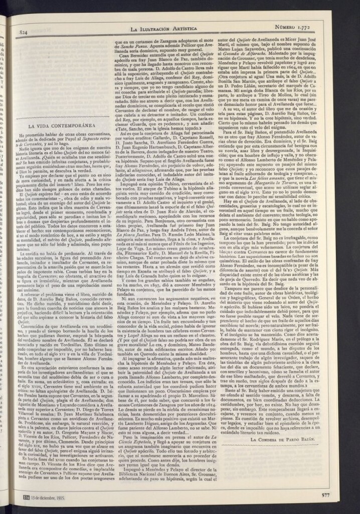 Miniatura de Sobre Avellaneda, autor del falso Quijote