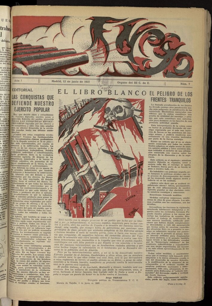Miniatura de Fuego (Madrid, 1937) del 12 de junio de 1937