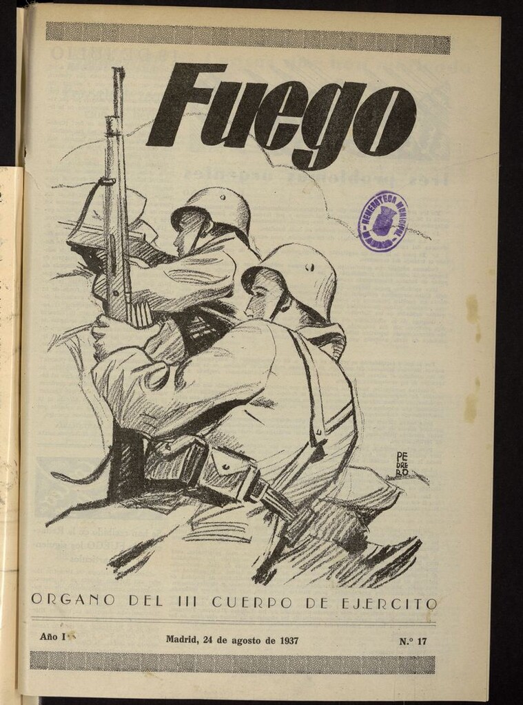 Miniatura de Fuego (Madrid, 1937) del 24 de agosto de 1937