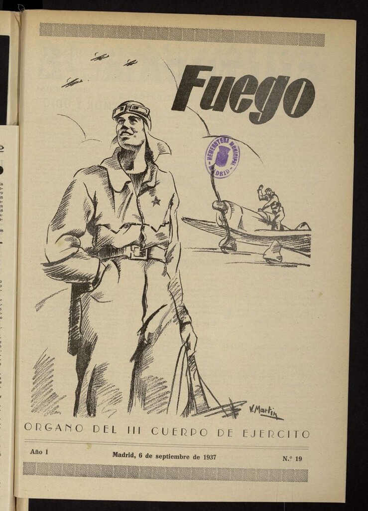 Miniatura de Fuego (Madrid, 1937) del 6 de septiembre de 1937