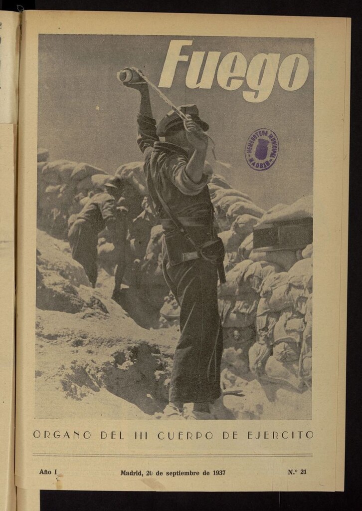 Miniatura de Fuego (Madrid, 1937) del 20 de septiembre de 1937