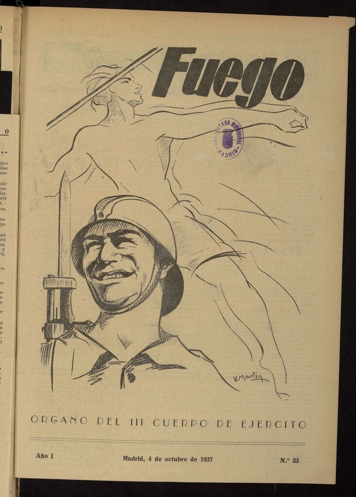 Miniatura de Fuego (Madrid, 1937) del 4 de octubre de 1937
