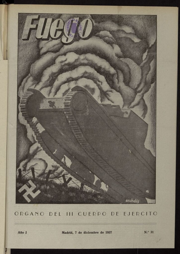 Miniatura de Fuego (Madrid, 1937) del 7 de diciembre de 1937