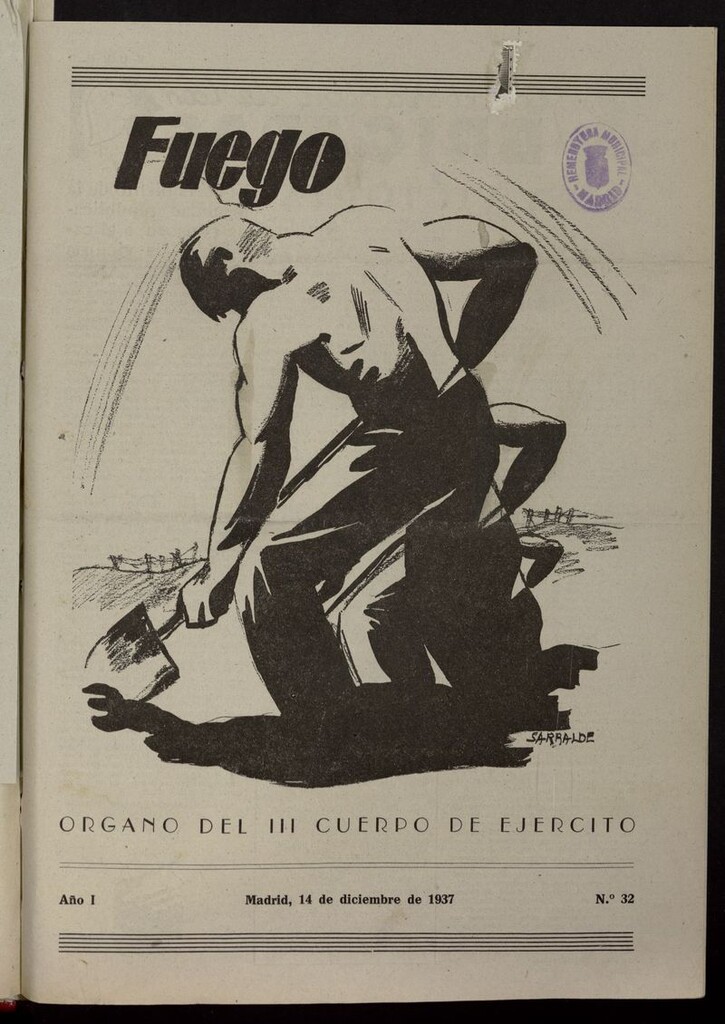 Miniatura de Fuego (Madrid, 1937) del 14 de diciembre de 1937