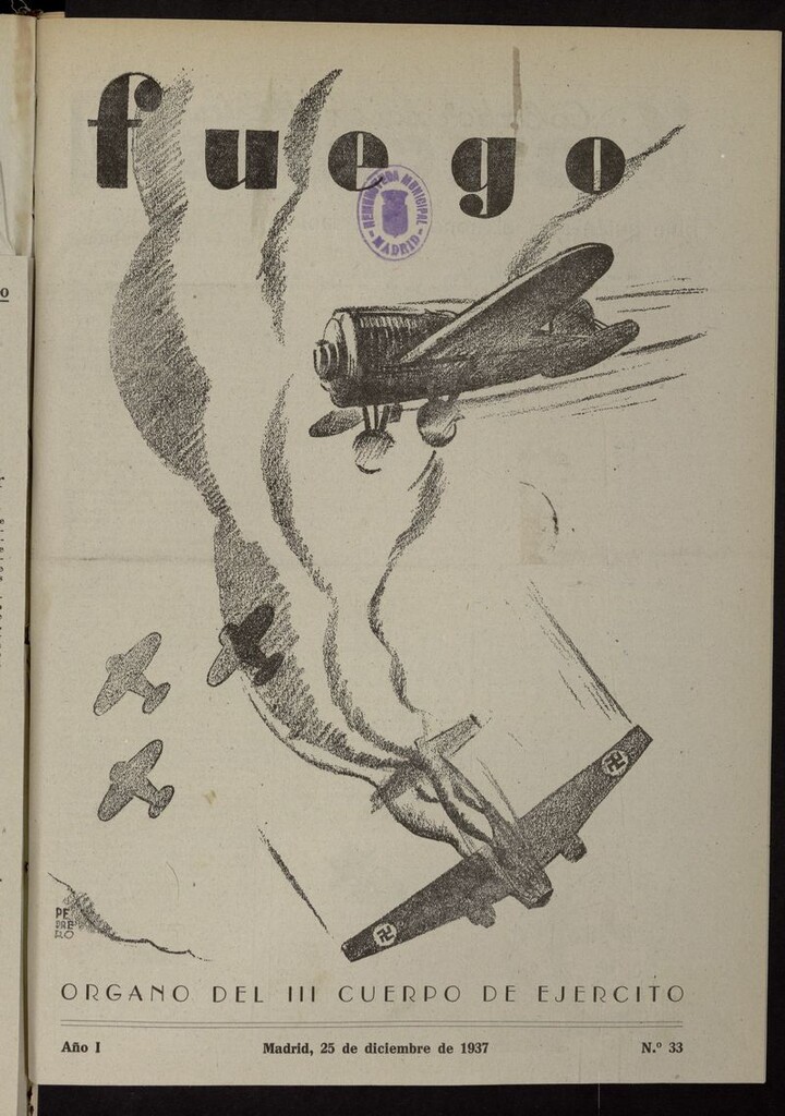 Miniatura de Fuego (Madrid, 1937) del 25 de diciembre de 1937