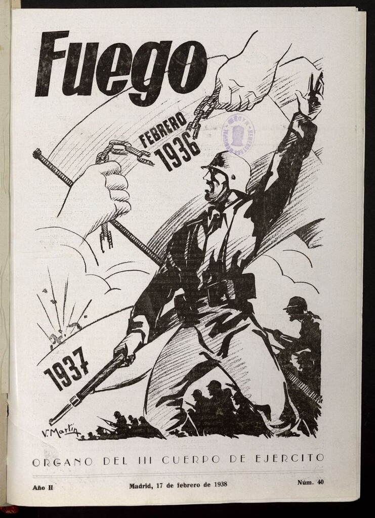 Miniatura de Fuego (Madrid, 1937) del 17 de febrero de 1938