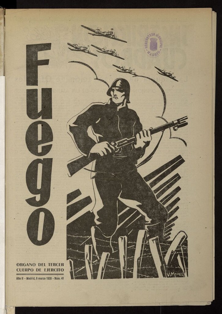Miniatura de Fuego (Madrid, 1937) del 8 de marzo de 1938