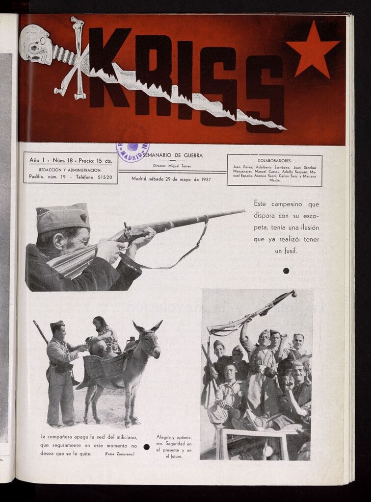 Miniatura de Kriss: semanario de la 5ª División del 29 de mayo de 1937