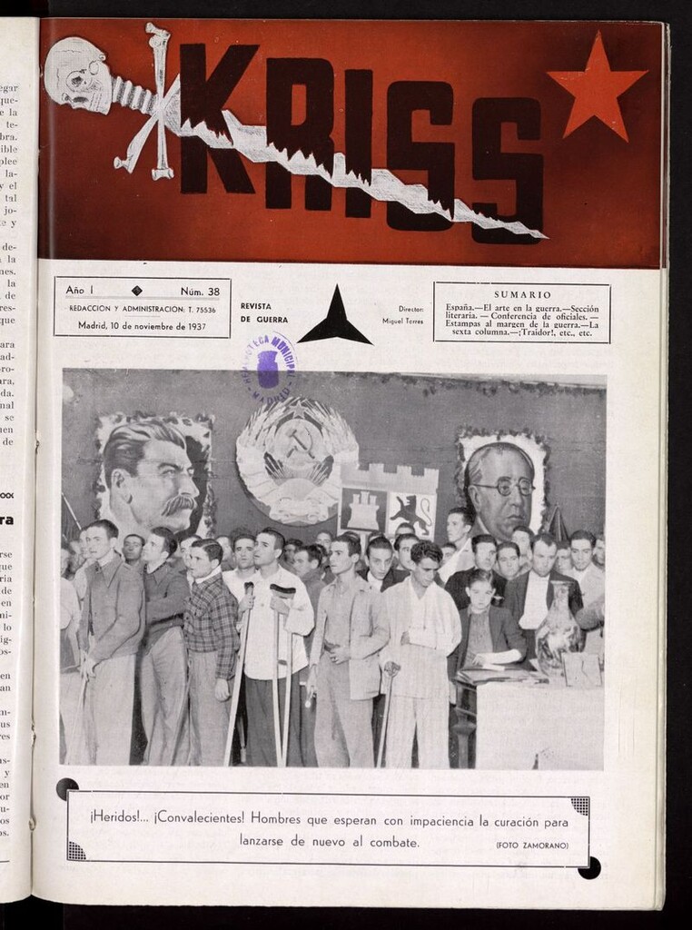 Miniatura de Kriss: semanario de la 5ª División del 10 de noviembre de 1937
