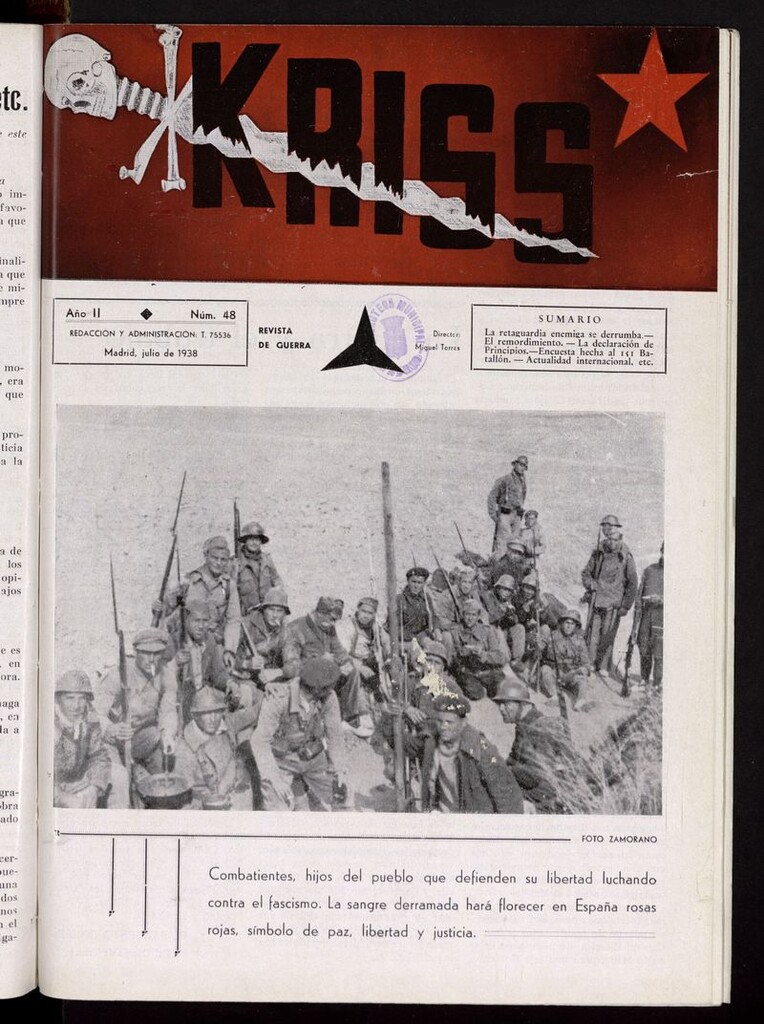Miniatura de Kriss: semanario de la 5ª División de julio de 1938