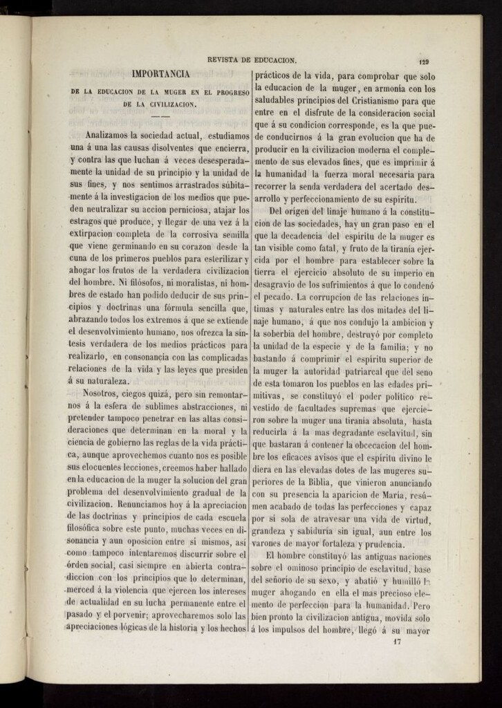 Miniatura de La Educanda: revista de educación del 1 de mayo de 1861