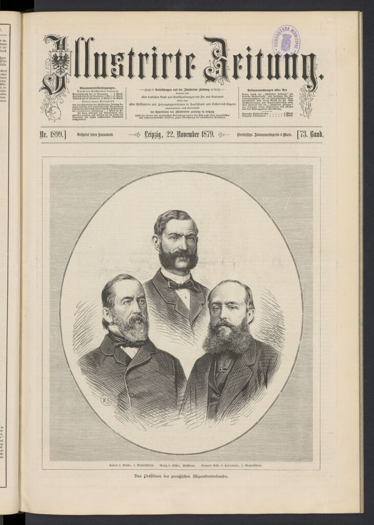 Miniatura de Illustrirte Zeitung del 22 de noviembre de 1879, nº 1899