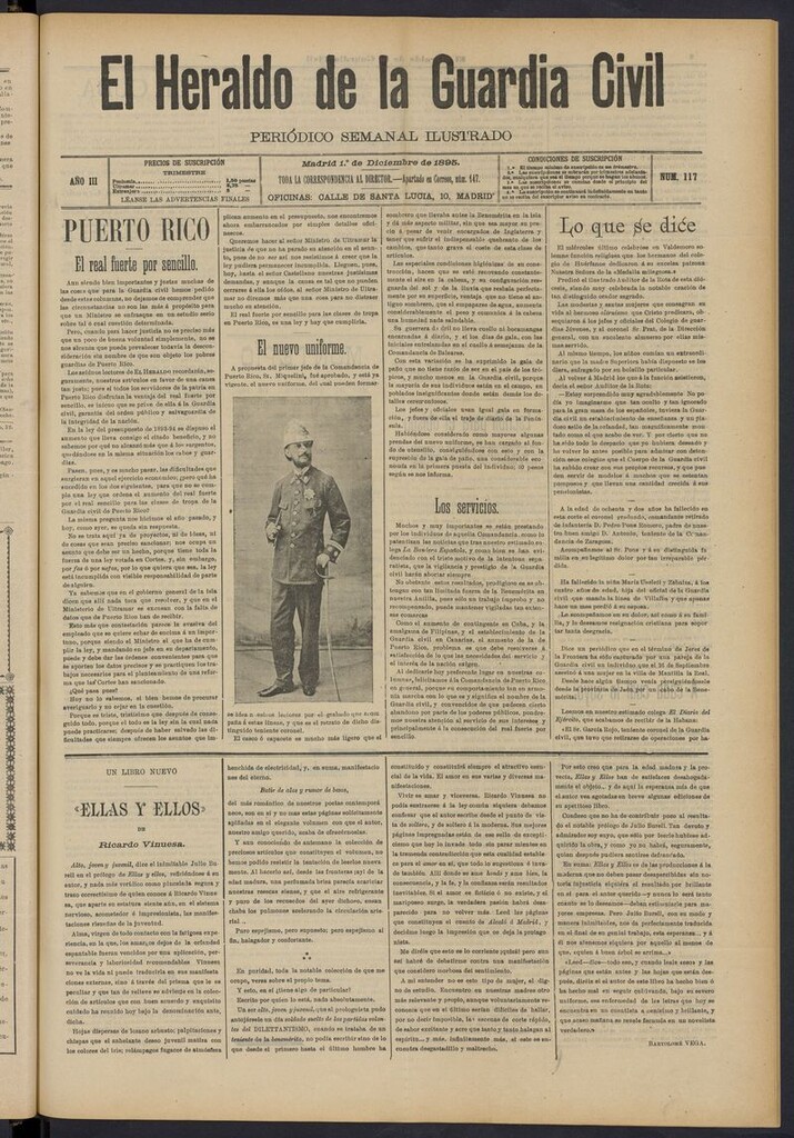 Miniatura de Heraldo de la Guardia Civil del 1 de diciembre de 1895