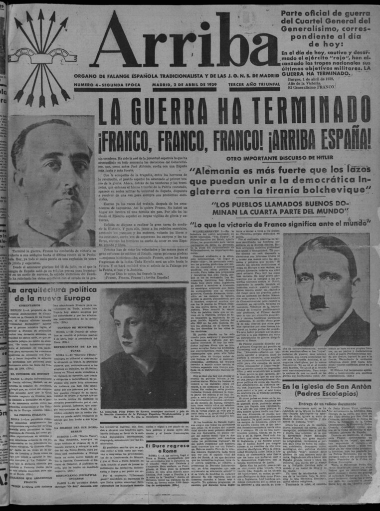 Miniatura de Arriba del 2 de abril de 1939